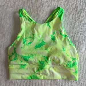 Lululemon High Neck Energy Bra *Long Line Tie Dye
